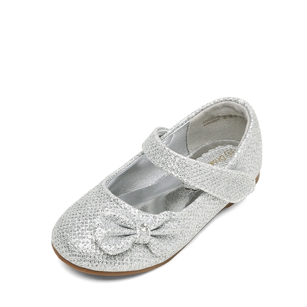 フラットシューズ Heukyang Harmony Glitter Flats Silver TT00053-ICE Ravi Flat | Silver Glitter Shoes | JIMMY CHOO